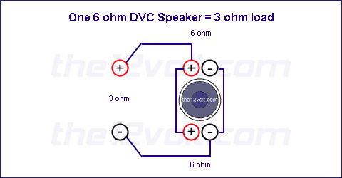 Subwoofer Wiring Diagrams For One 6 Ohm Dual Voice Coil Speaker