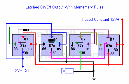latched on/off output with momentary -- posted image.
