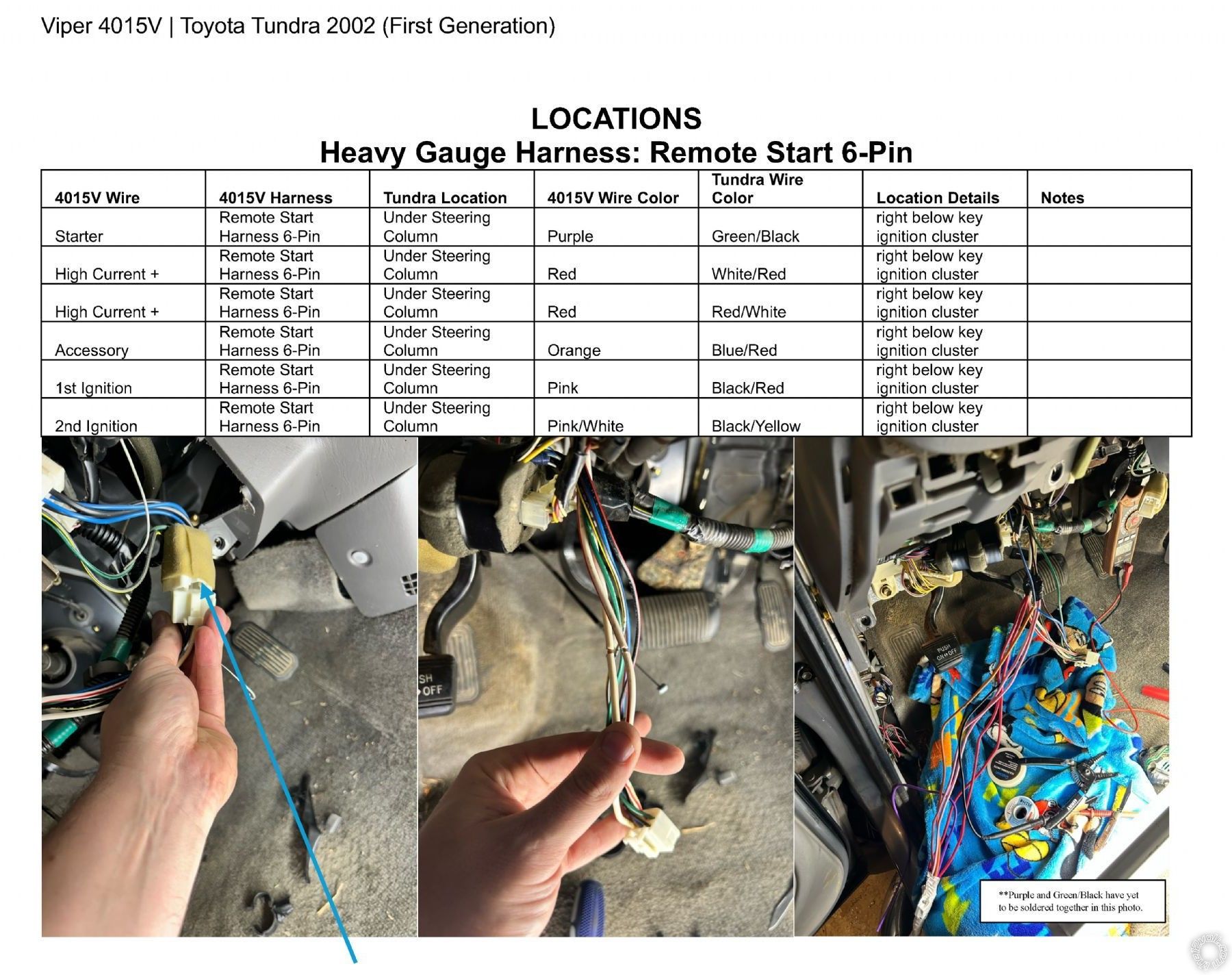 2002 Toyota Tundra, Viper 4105v Remote Start, Pictorial - Last Post -- posted image.