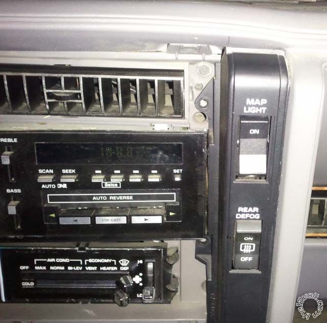 1995 Buick Century Radio Removal -- posted image.