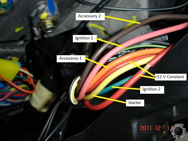 Chevy Ignition Switch Wiring