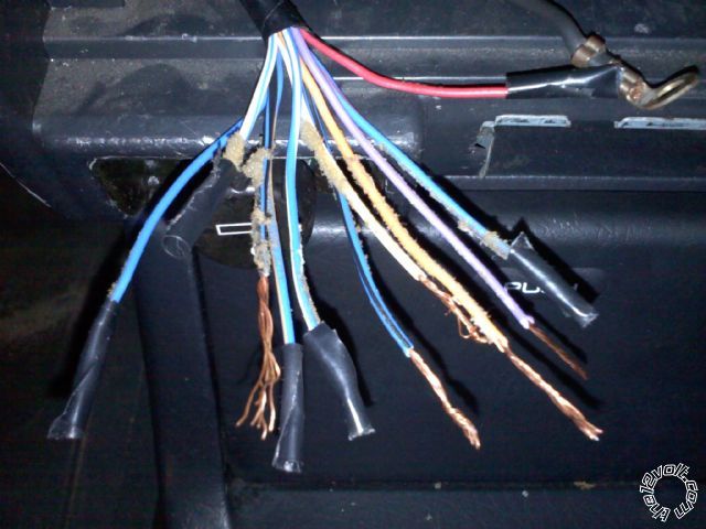 1993 mazda protege car stereo wires color code