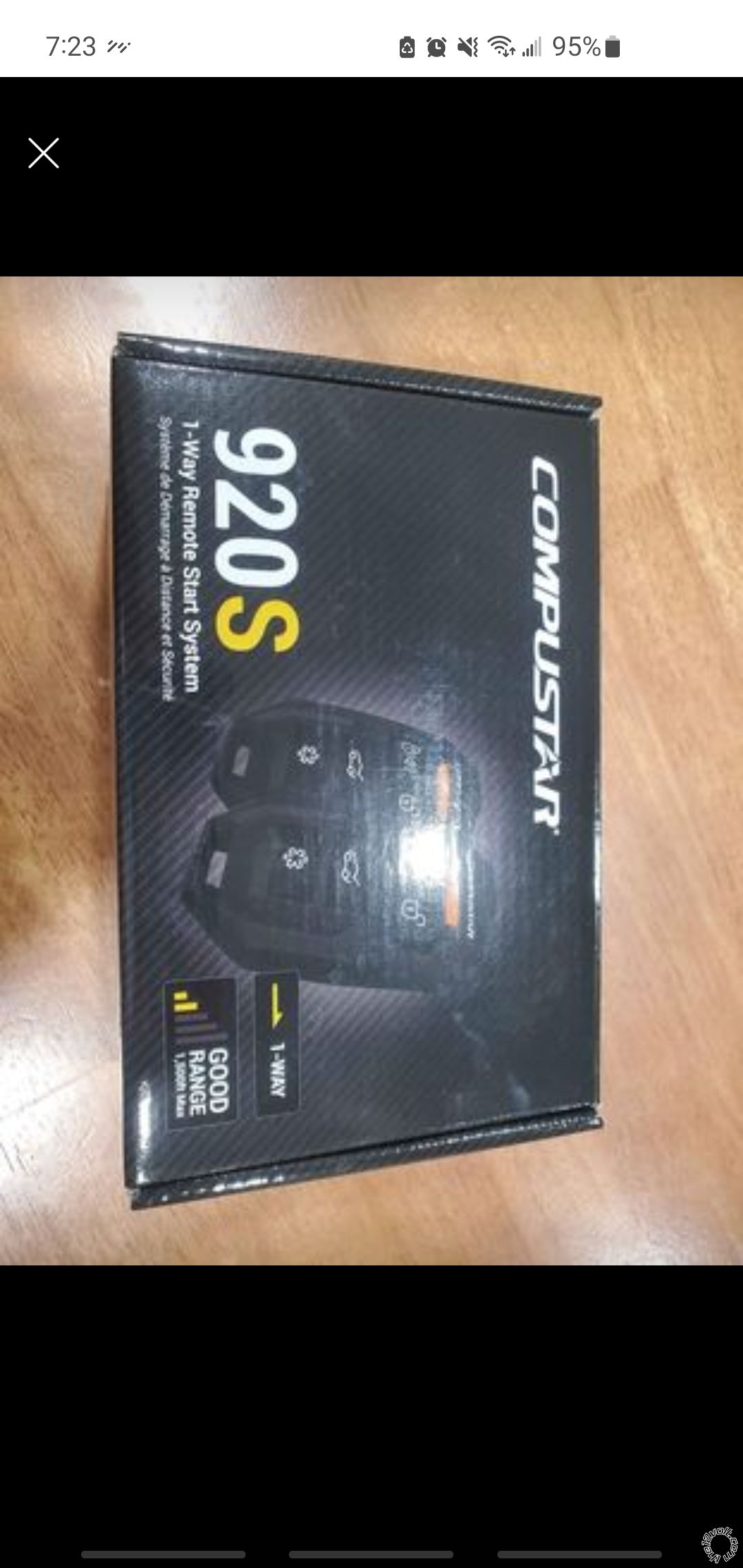For Sale, Compustar 920S Remote Starter -- posted image.