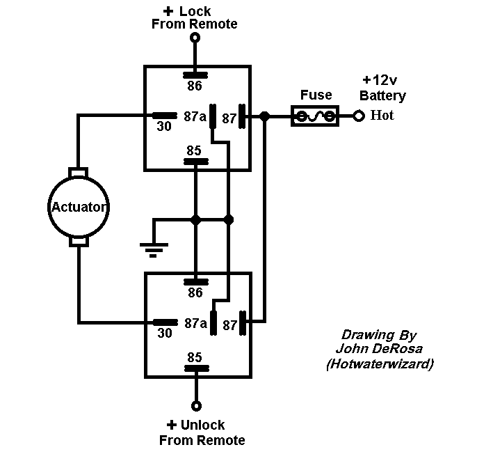 Relay Diagram for Switching Polarity