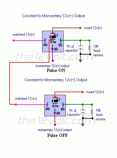 latching relay to pass continuity - Last Post -- posted image.