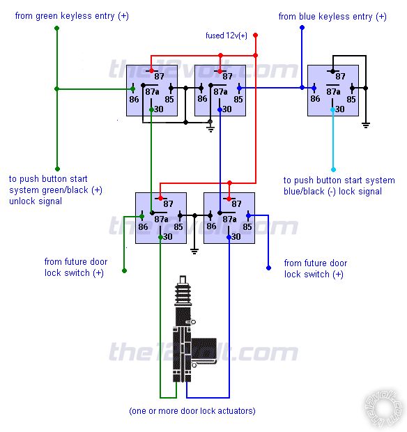 Push Button Start, Reverse Polarity Lock Actuator - Page 3 - Last Post -- posted image.