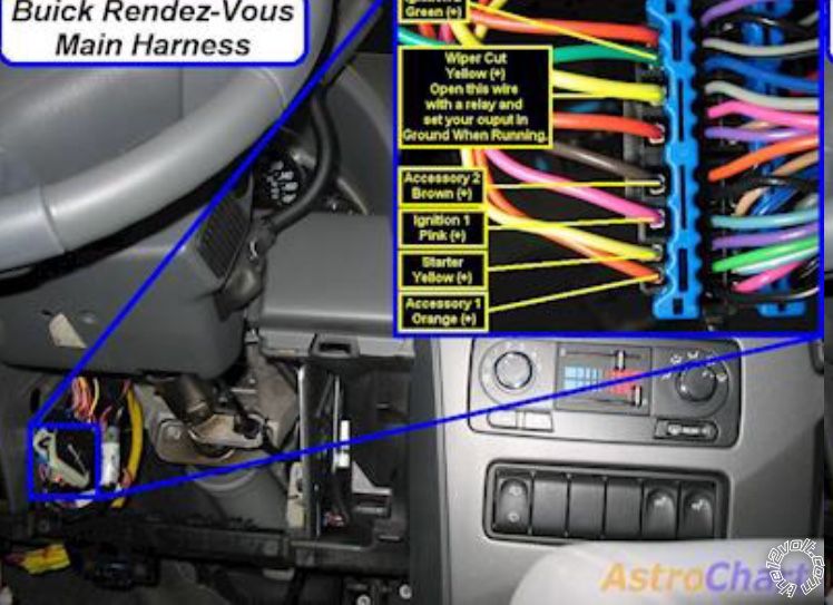 2006 Buick Rendezvous Remote Starter Ignition Wire Clarification - Last Post -- posted image.