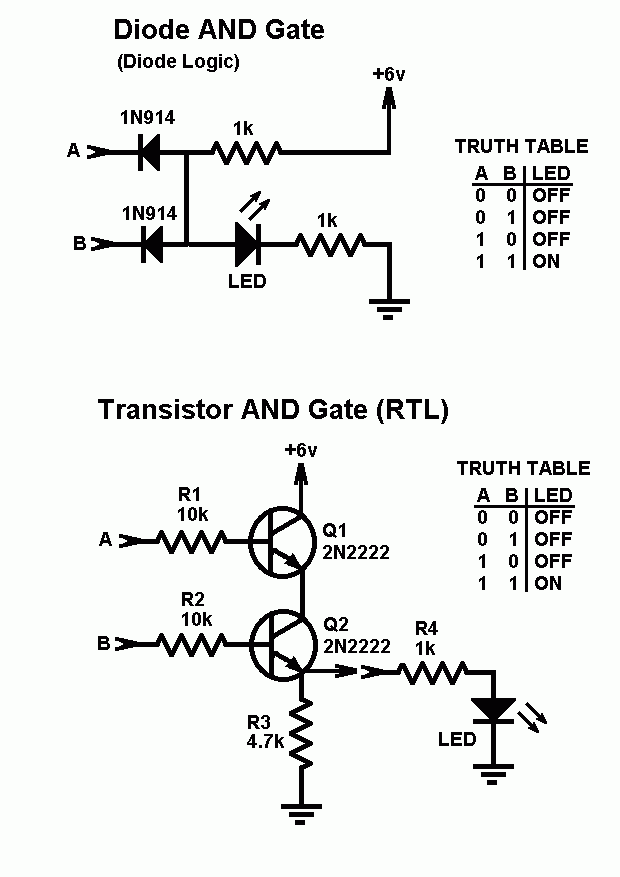 using relays to mimic and gate? -- posted image.