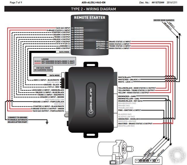 2014 Honda CR-V, Avital 4103lx type r tachometer wiring diagram 