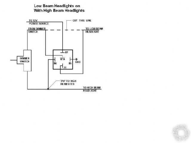 using relay to power up high beam - Page 2 - Last Post -- posted image.