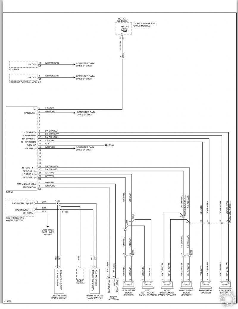 2013 dodge caravan stock radio wiring diagram -- posted image.