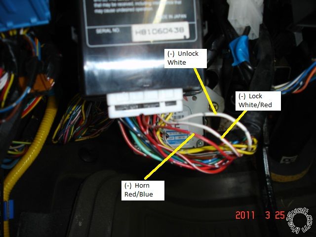 nitro bmwx 433 alarm/starter on 99 legacy -- posted image.