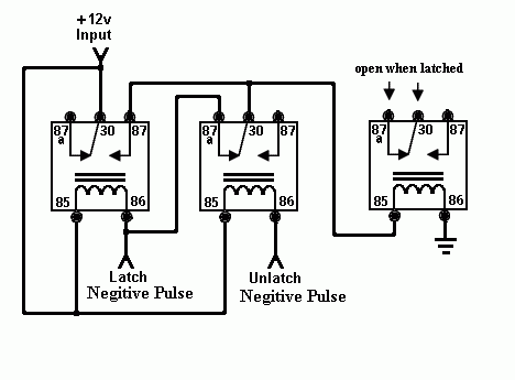 latching relay with input -- posted image.