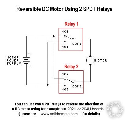 power window motor with relay -- posted image.