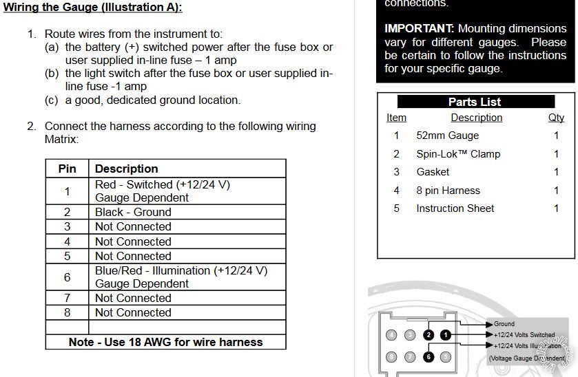 Volt Meter LED Warning How To? -- posted image.