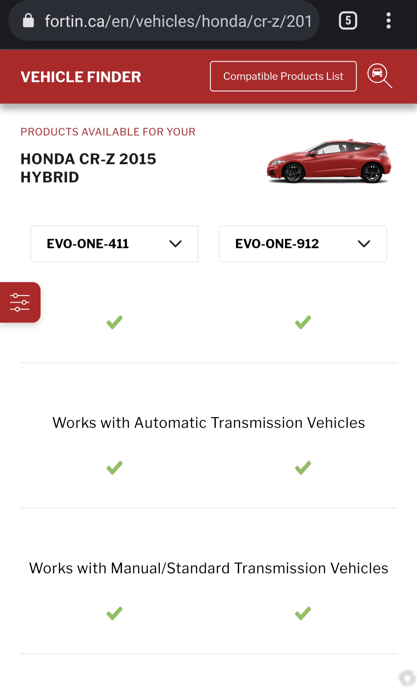 2015 Honda CR-Z Hybrid, Manual Transmission, Remote Start Wiring -- posted image.