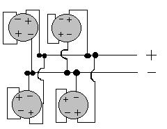 wiring question (4 subs, 1 amp) -- posted image.